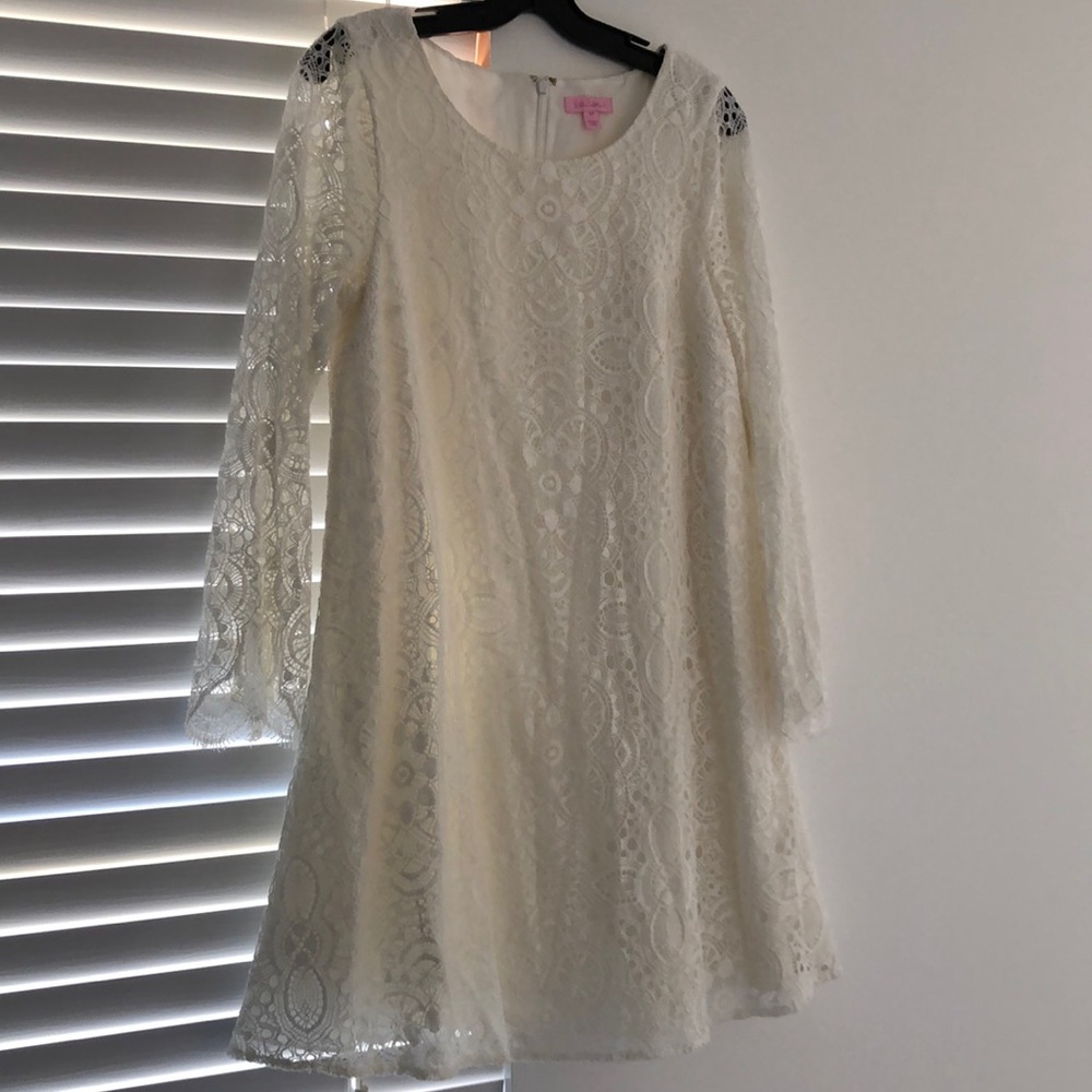 Lilly Pulitzer lace white dress